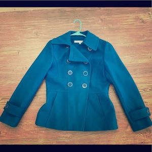 Kenneth Cole Sz 6 Turquoise Peacoat
